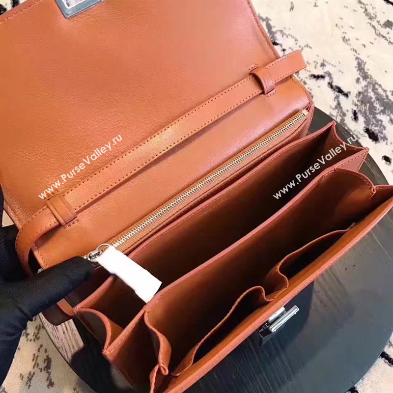 Celine tan box classic bag 4702