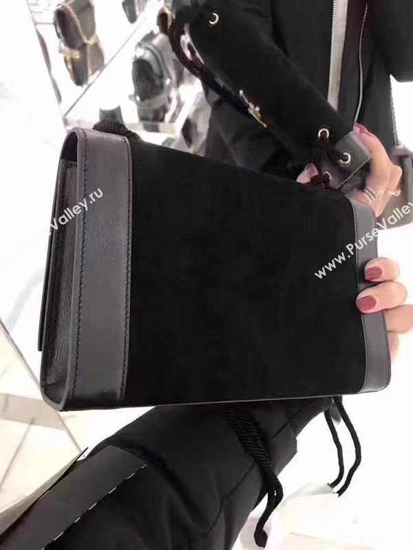 YSL black new shoulder clutch bag 4705