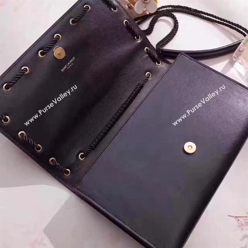 YSL black new shoulder clutch bag 4705