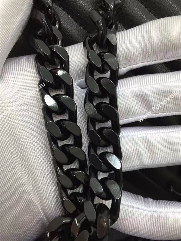 YSL large leather 32cm shoulder College bag 4708