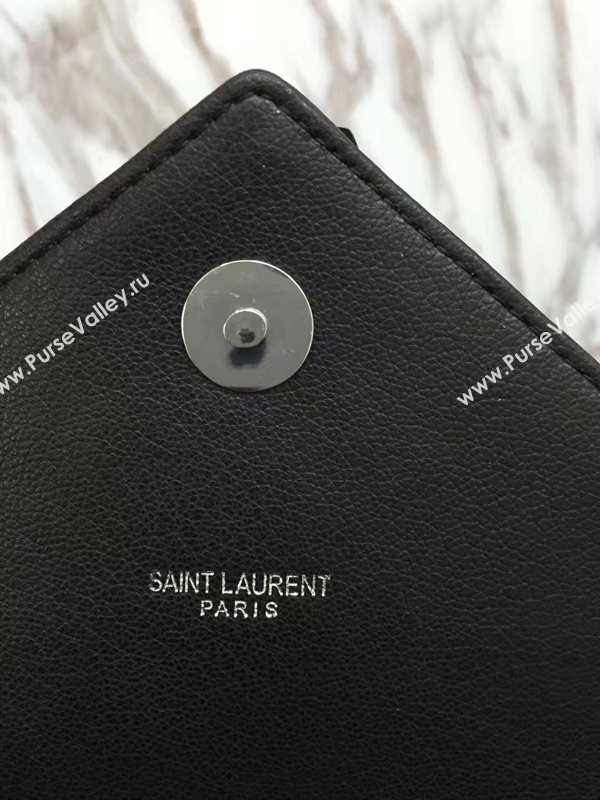 YSL large leather 32cm shoulder College bag 4708