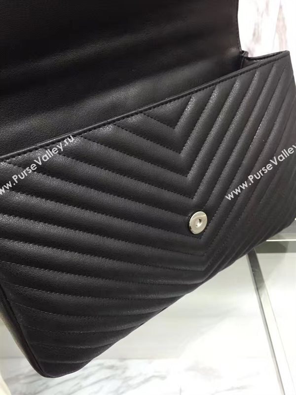 YSL large leather 32cm shoulder College bag 4708