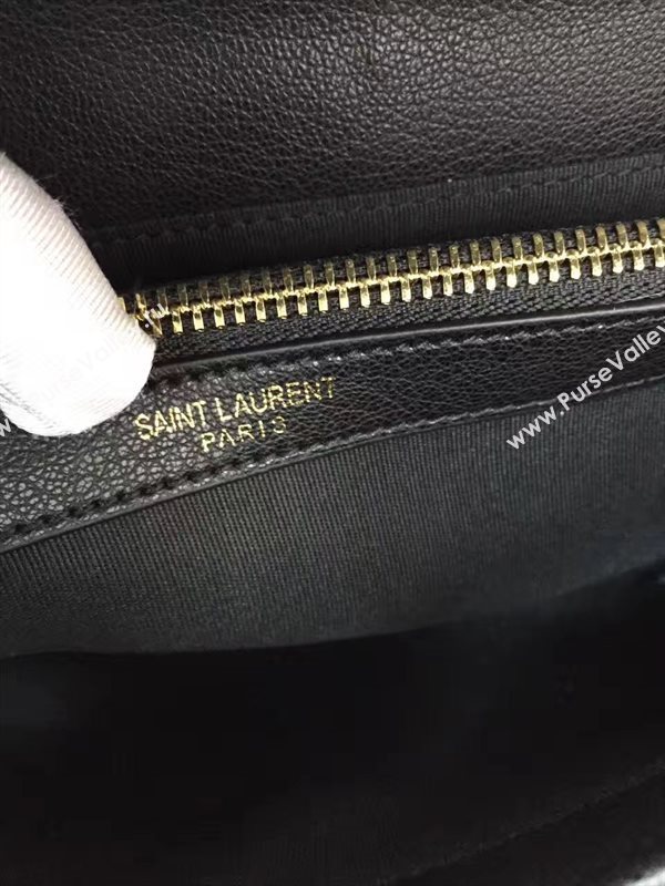 YSL small black leather shoulder College bag 4712