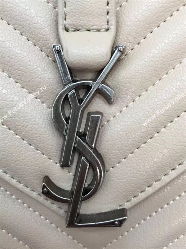 YSL nude large shoulder College bag 4715
