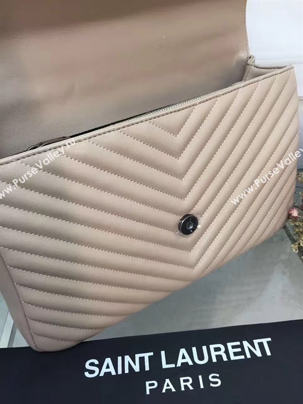 YSL nude large shoulder College bag 4715