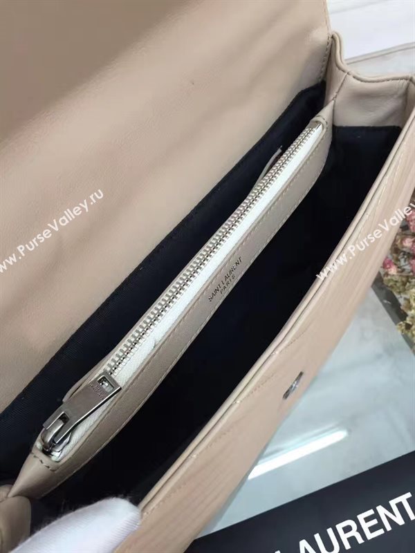 YSL nude large shoulder College bag 4715