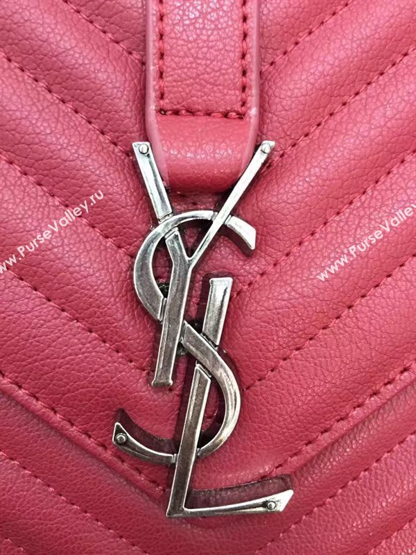 YSL large wine shoulder College bag 4716