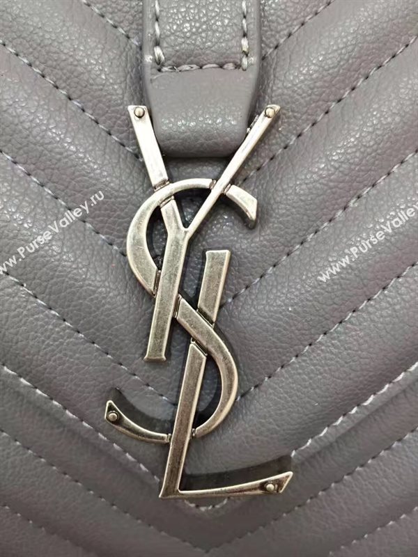 YSL large gray shoulder College bag 4717