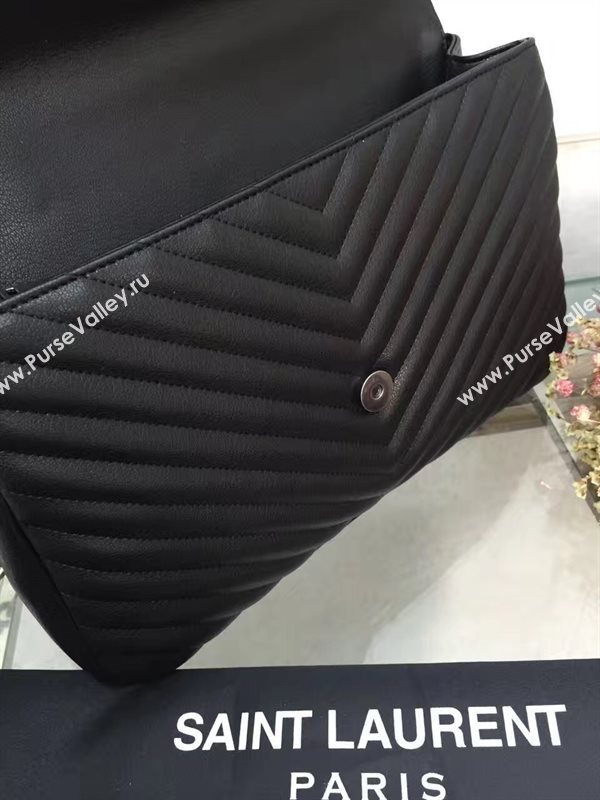 YSL large black shoulder College bag 4718