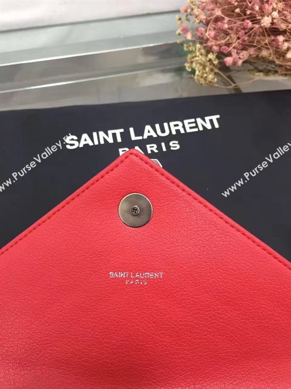 YSL small College shoulder leather red bag 4720