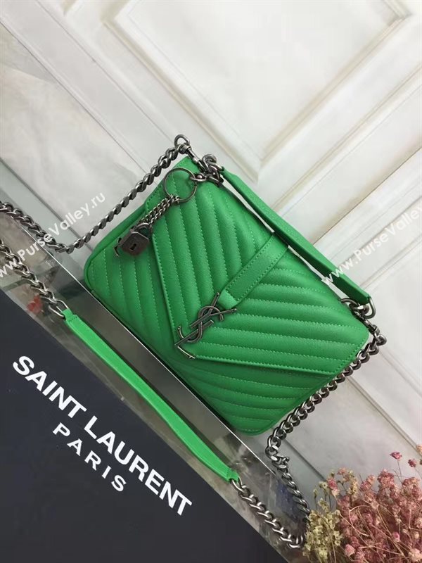 YSL small College green shoulder bag 4722