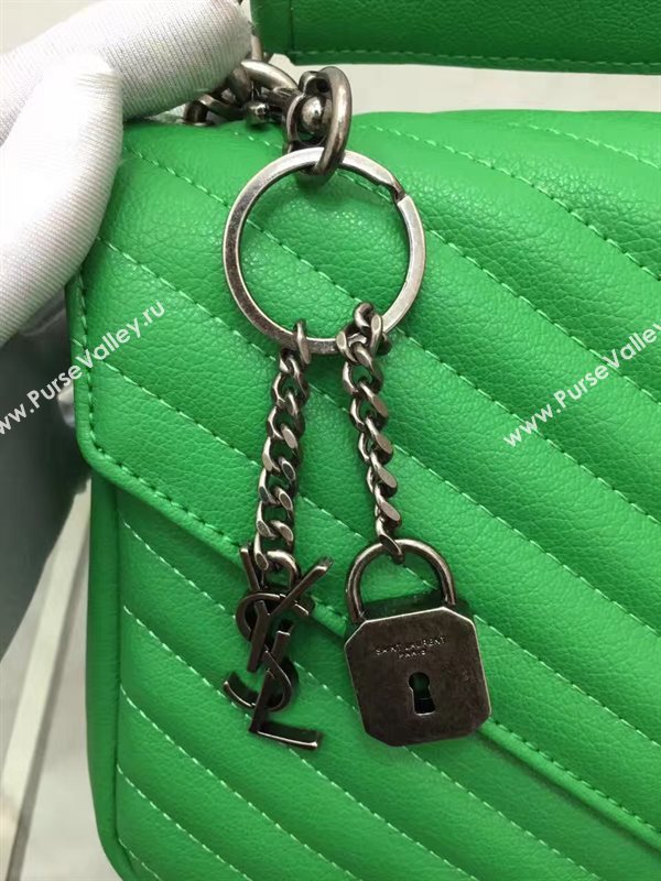YSL small College green shoulder bag 4722