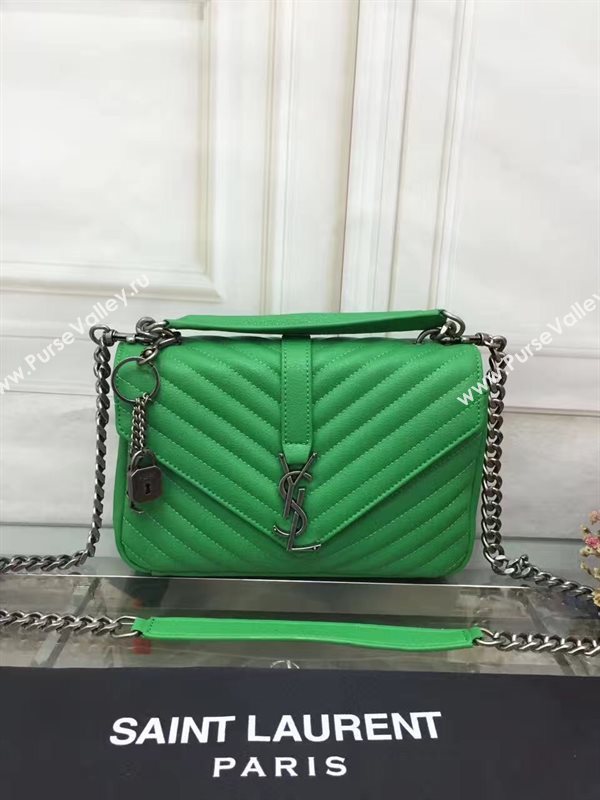 YSL small College green shoulder bag 4722