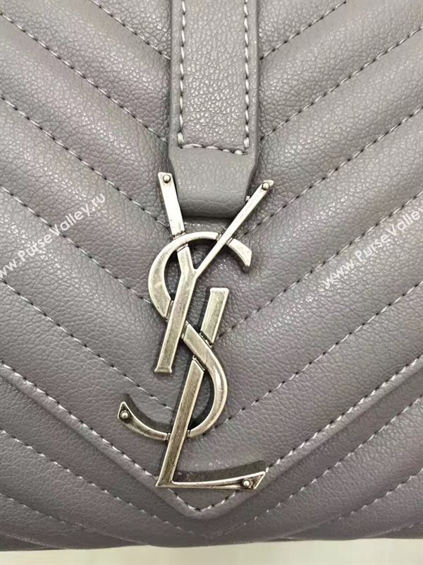 YSL gray small shoulder College bag 4723