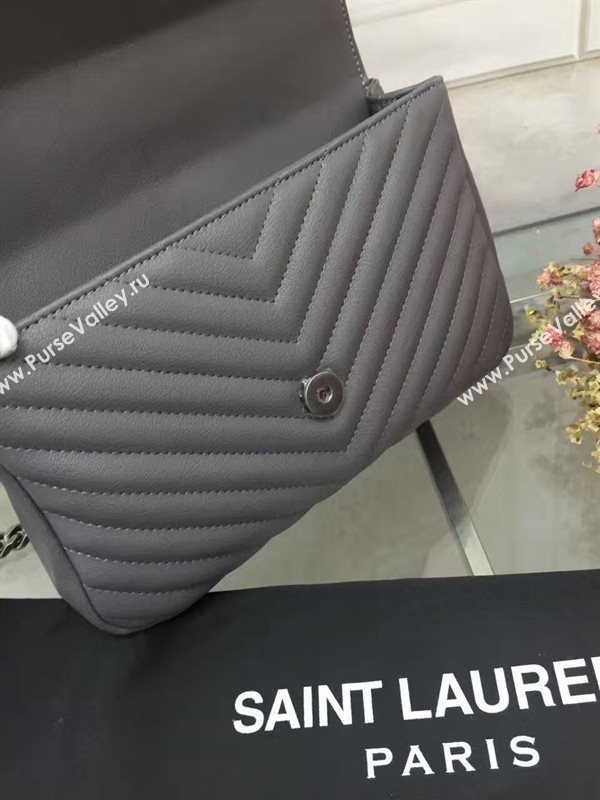 YSL gray small shoulder College bag 4723