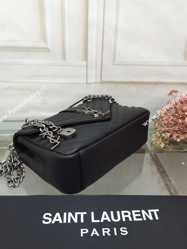 YSL small black shoulder College bag 4724