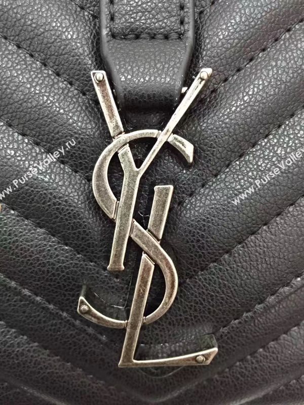 YSL small black shoulder College bag 4724