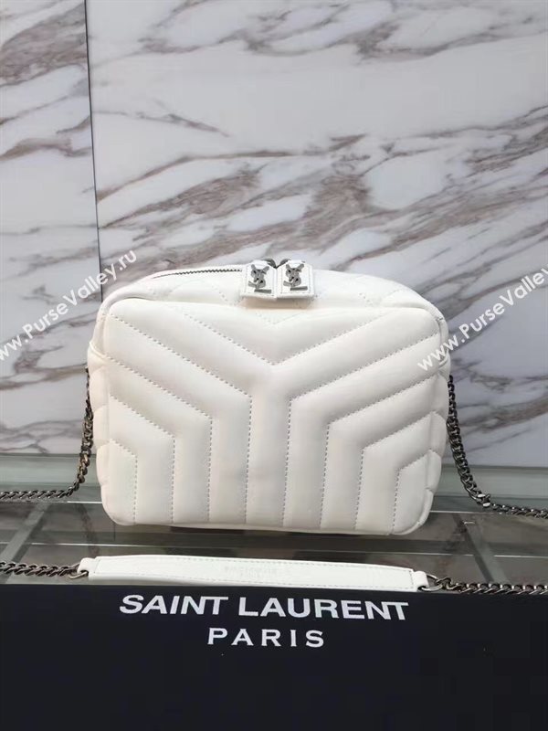 YSL small white shoulder chain bag 4728