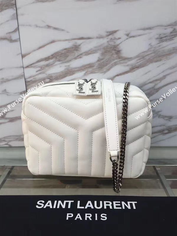 YSL small white shoulder chain bag 4728