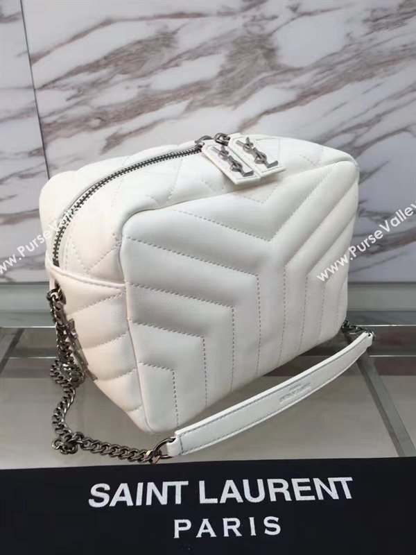 YSL small white shoulder chain bag 4728