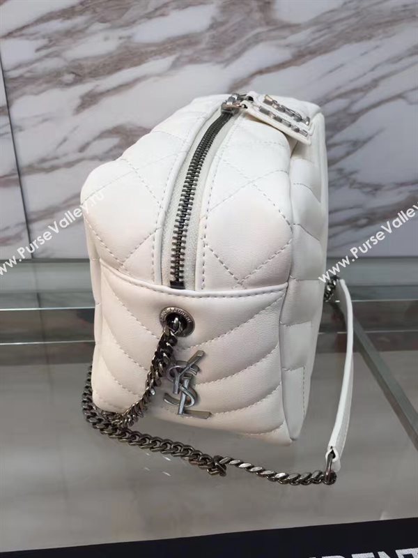YSL small white shoulder chain bag 4728