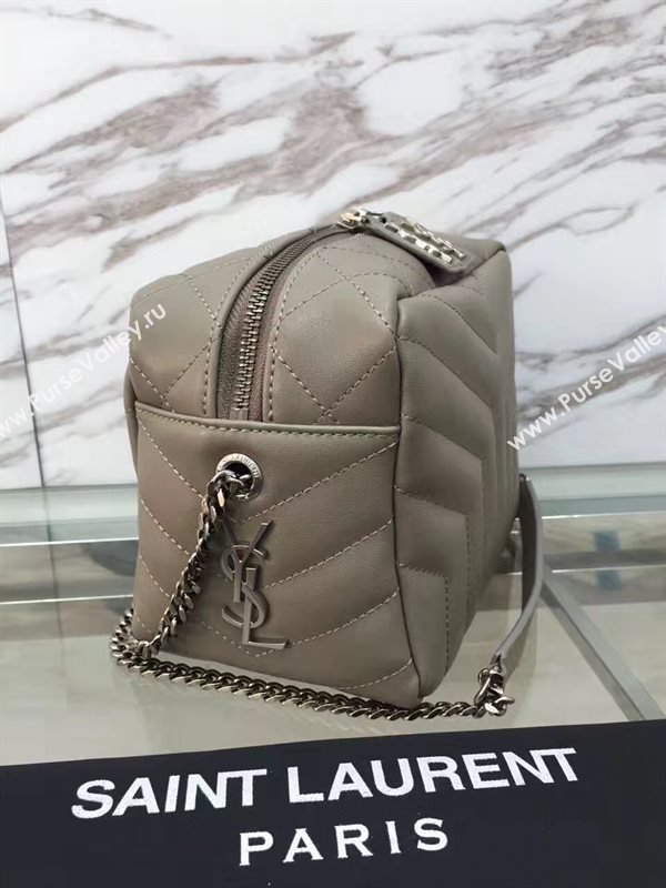 YSL small gray shoulder chain bag 4730