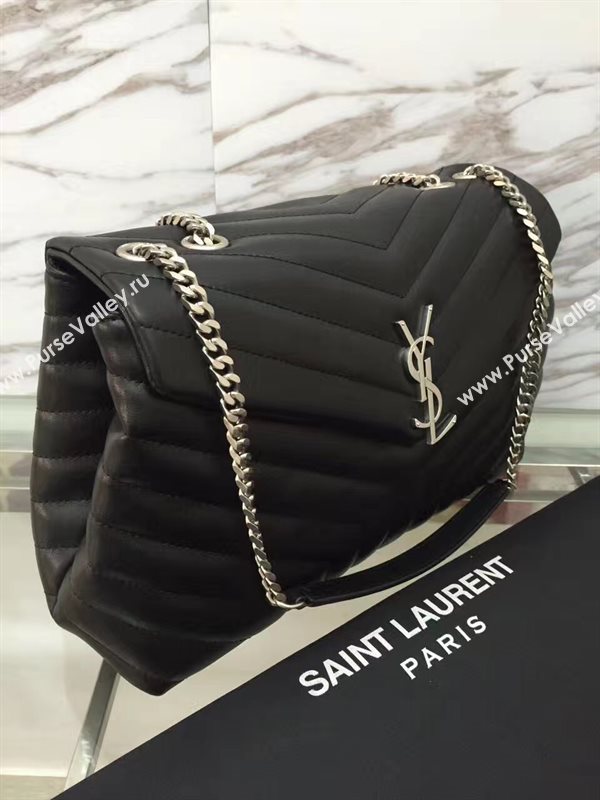 YSL large black chain shoulder monogram bag 4734