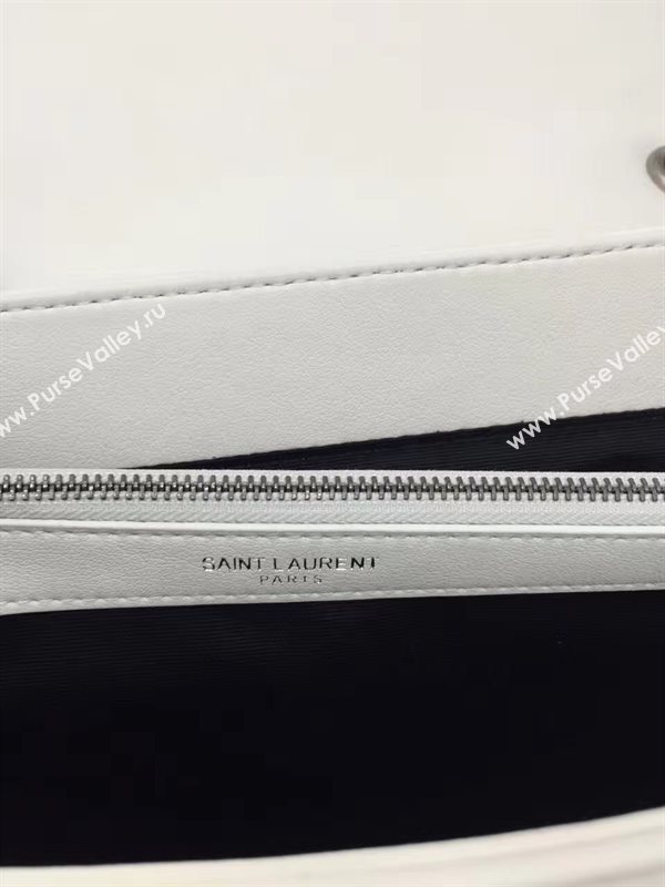 YSL X-large white chain shoulder monogram bag 4735