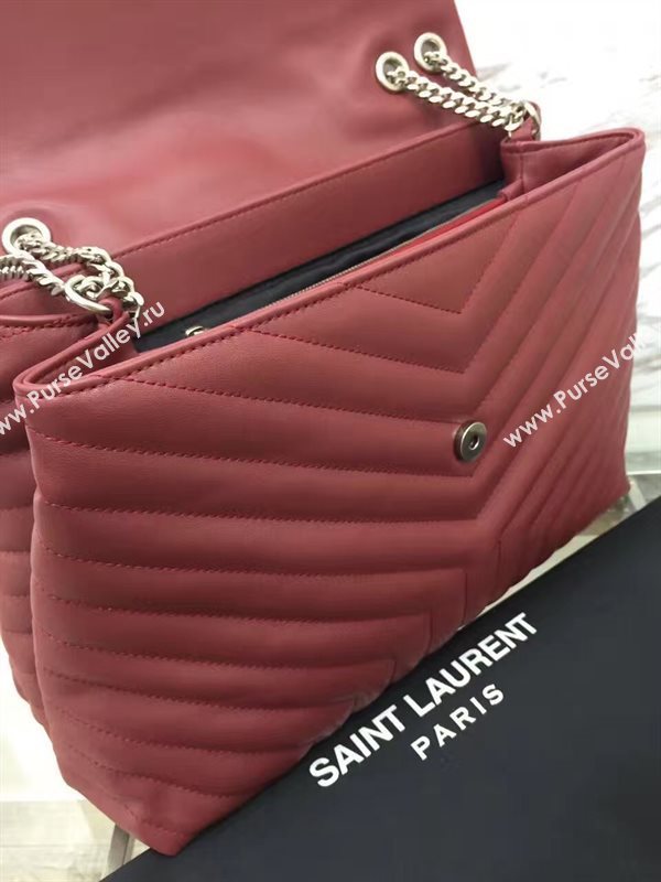 YSL X-large wine shoulder monogram bag 4736