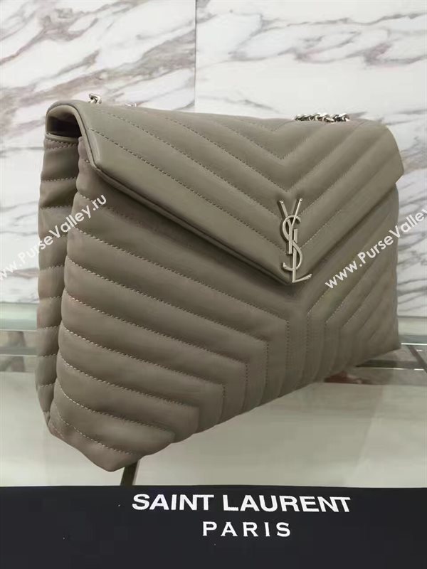 YSL X-large gray shoulder monogram bag 4737