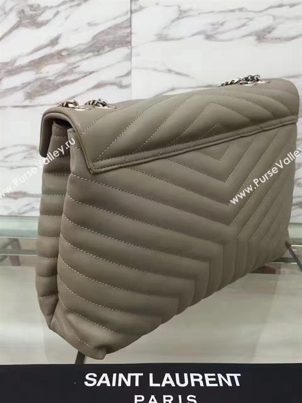 YSL X-large gray shoulder monogram bag 4737