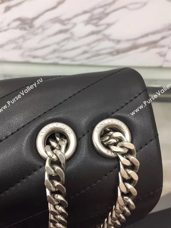 YSL X-large black shoulder monogram bag 4738