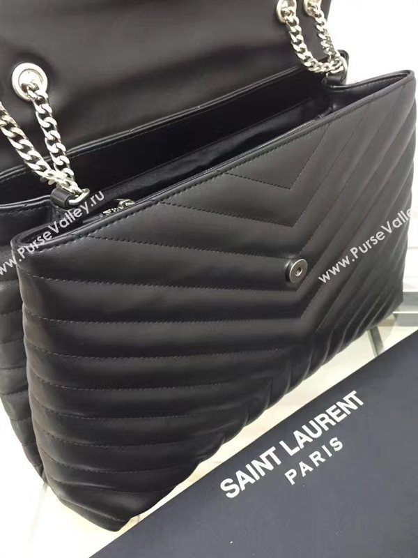 YSL X-large black shoulder monogram bag 4738