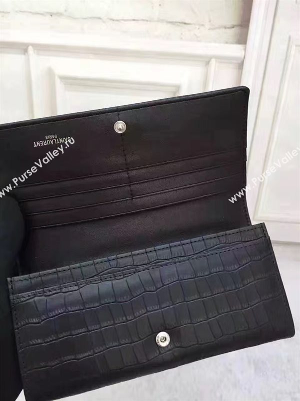 YSL black wallet leather bag 4841