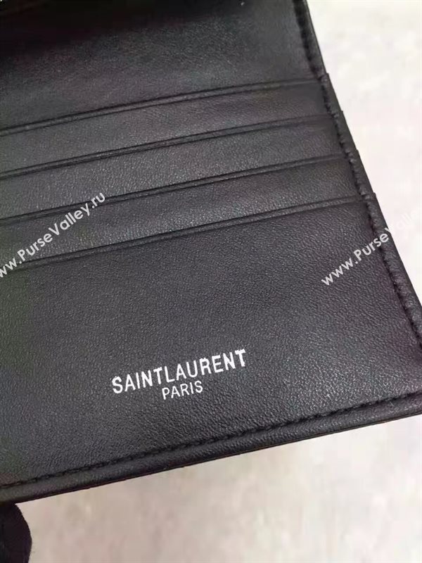 YSL black wallet leather bag 4841