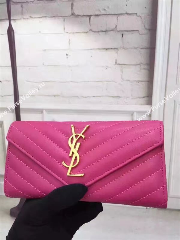 YSL wallet red roee bag 4846