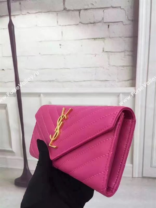 YSL wallet red roee bag 4846