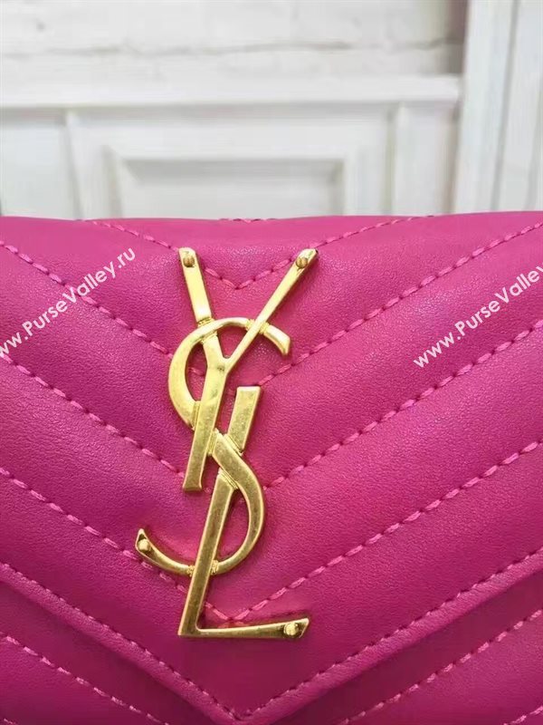 YSL wallet red roee bag 4846