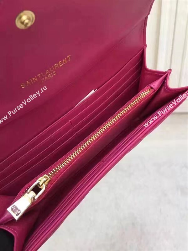 YSL wallet red roee bag 4846