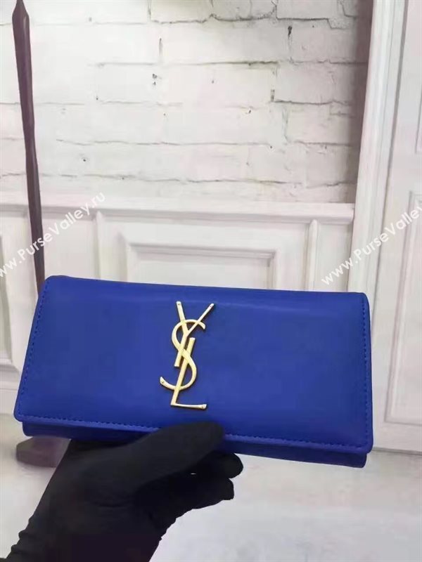 YSL blue wallet bag 4847