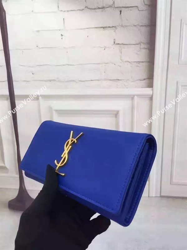 YSL blue wallet bag 4847