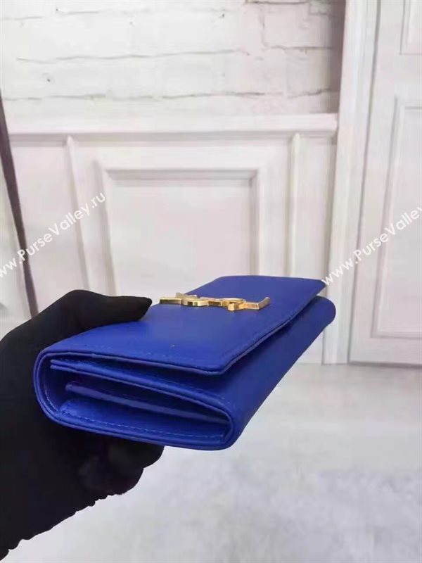 YSL blue wallet bag 4847