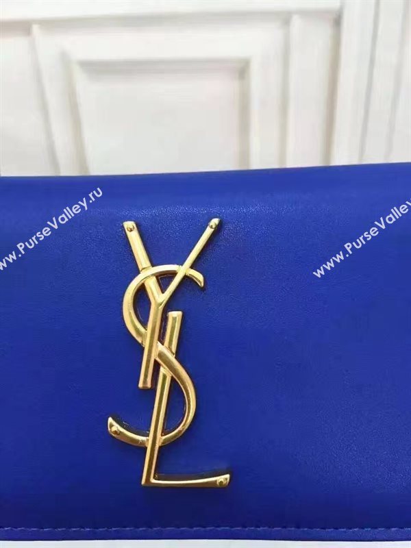 YSL blue wallet bag 4847
