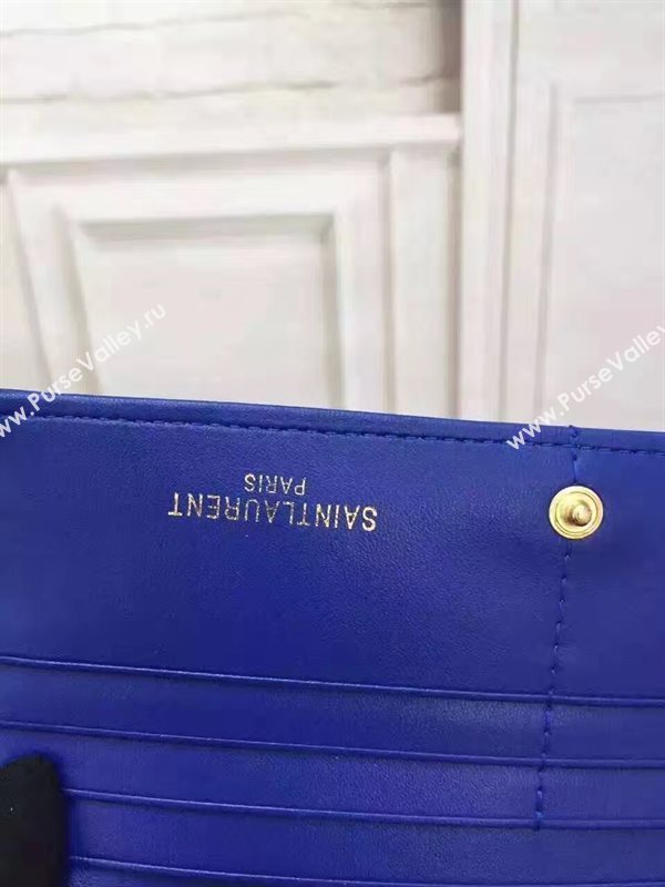 YSL blue wallet bag 4847