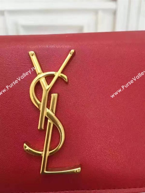 YSL smooth wallet red bag 4848
