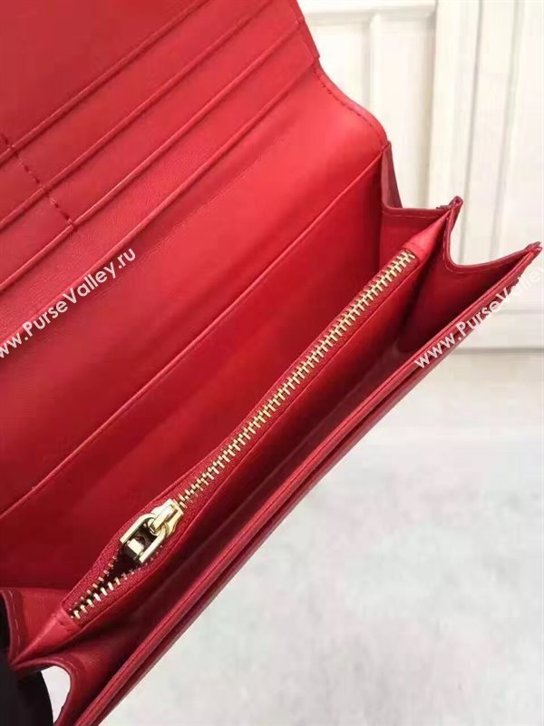 YSL smooth wallet red bag 4848
