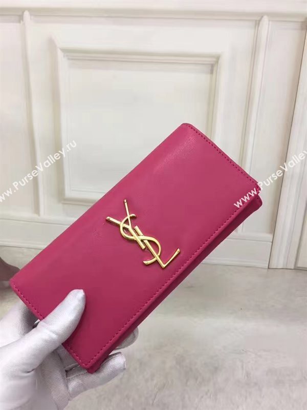 YSL smooth rose wallet red bag 4849