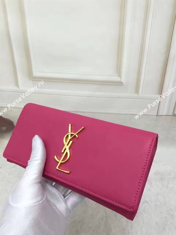 YSL smooth rose wallet red bag 4849