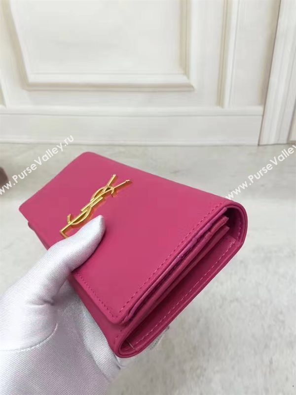 YSL smooth rose wallet red bag 4849