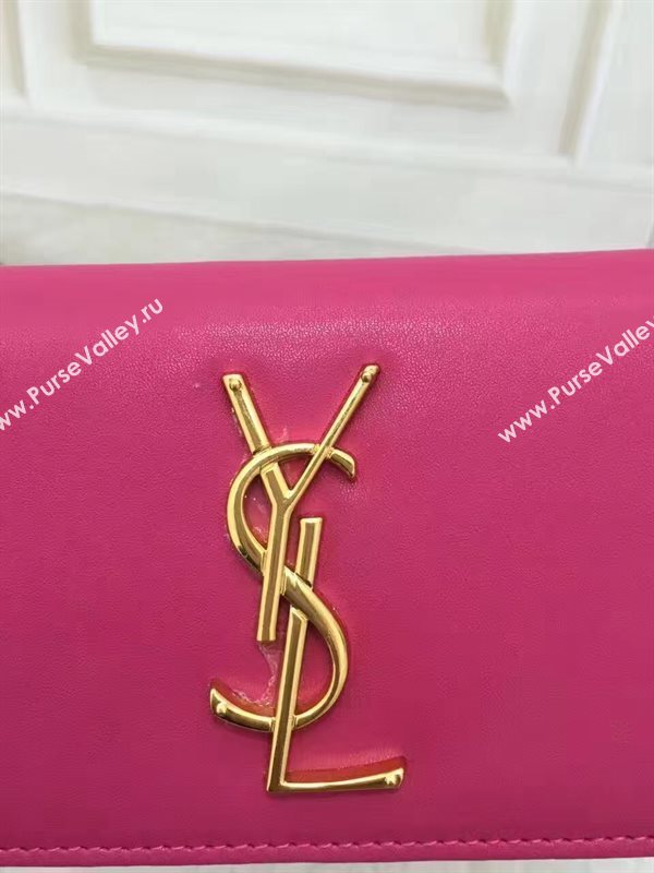 YSL smooth rose wallet red bag 4849